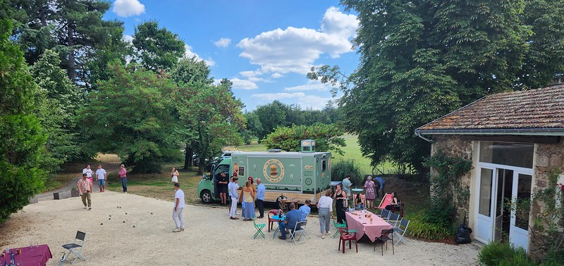 Le foodtruck Les Burgers de Sophie dans un événement privatisé